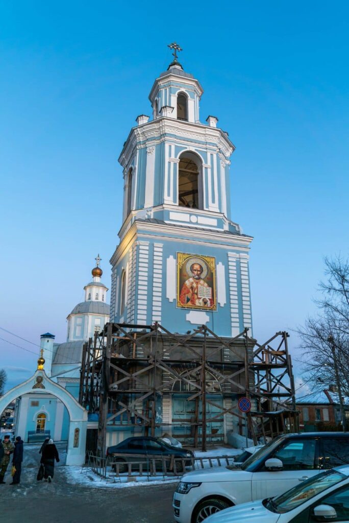 Архиерейское богослужение в Никольском храме г. Воронежа накануне престольного праздника