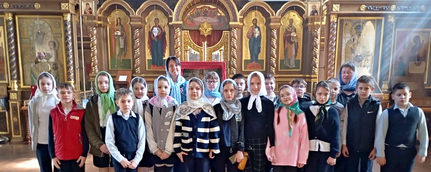 В Никольском храме побывали в гостях ученики школы №74